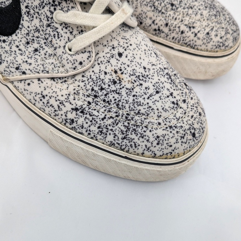 Nike Stefan Janoski Speckled Canvas‎ Skate Shoes Women's 8 Black White - Picture 9 of 14